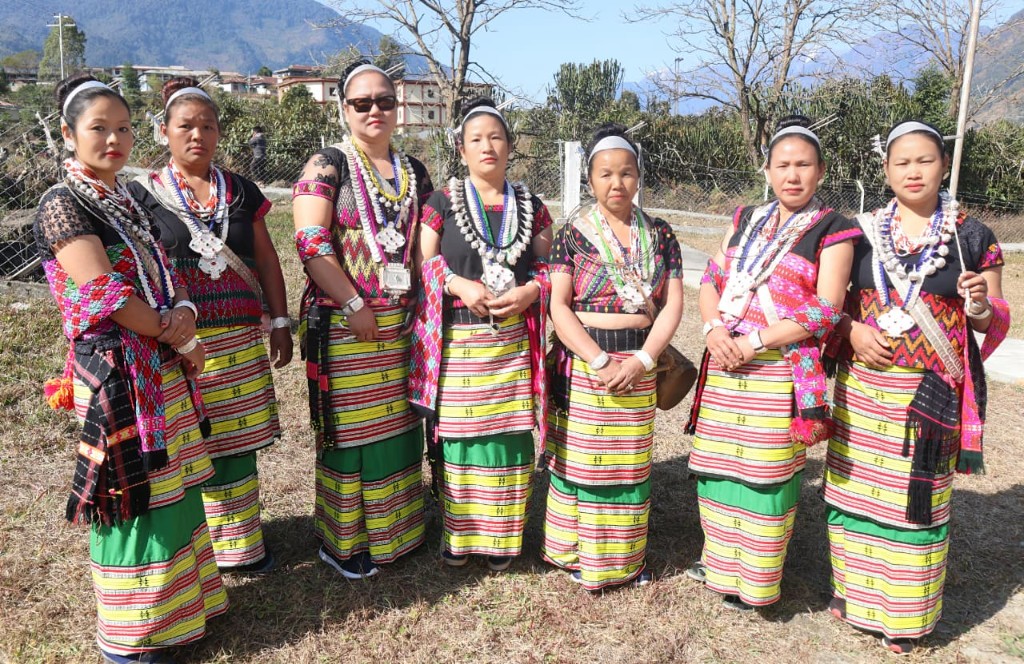 Mishmi women in traditional attire