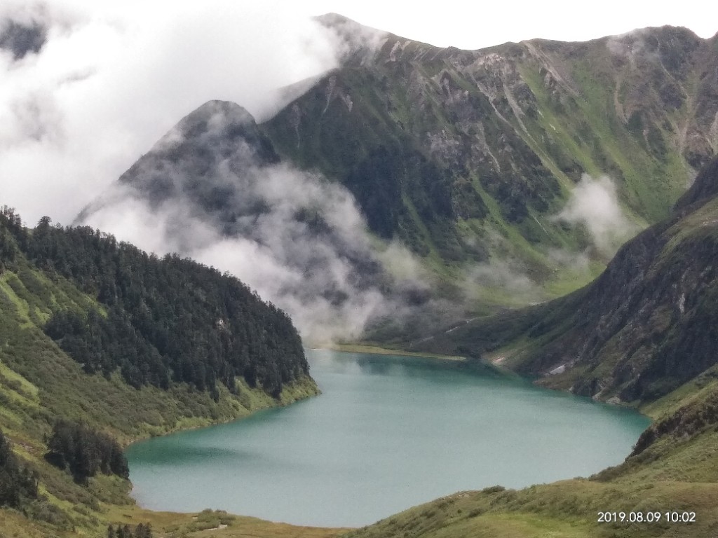 Glacier lake view during trek in Anjaw